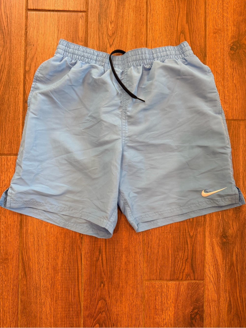 Nike Light Blue Athletic Shorts 7” pockets with Drawstring / men’s medium